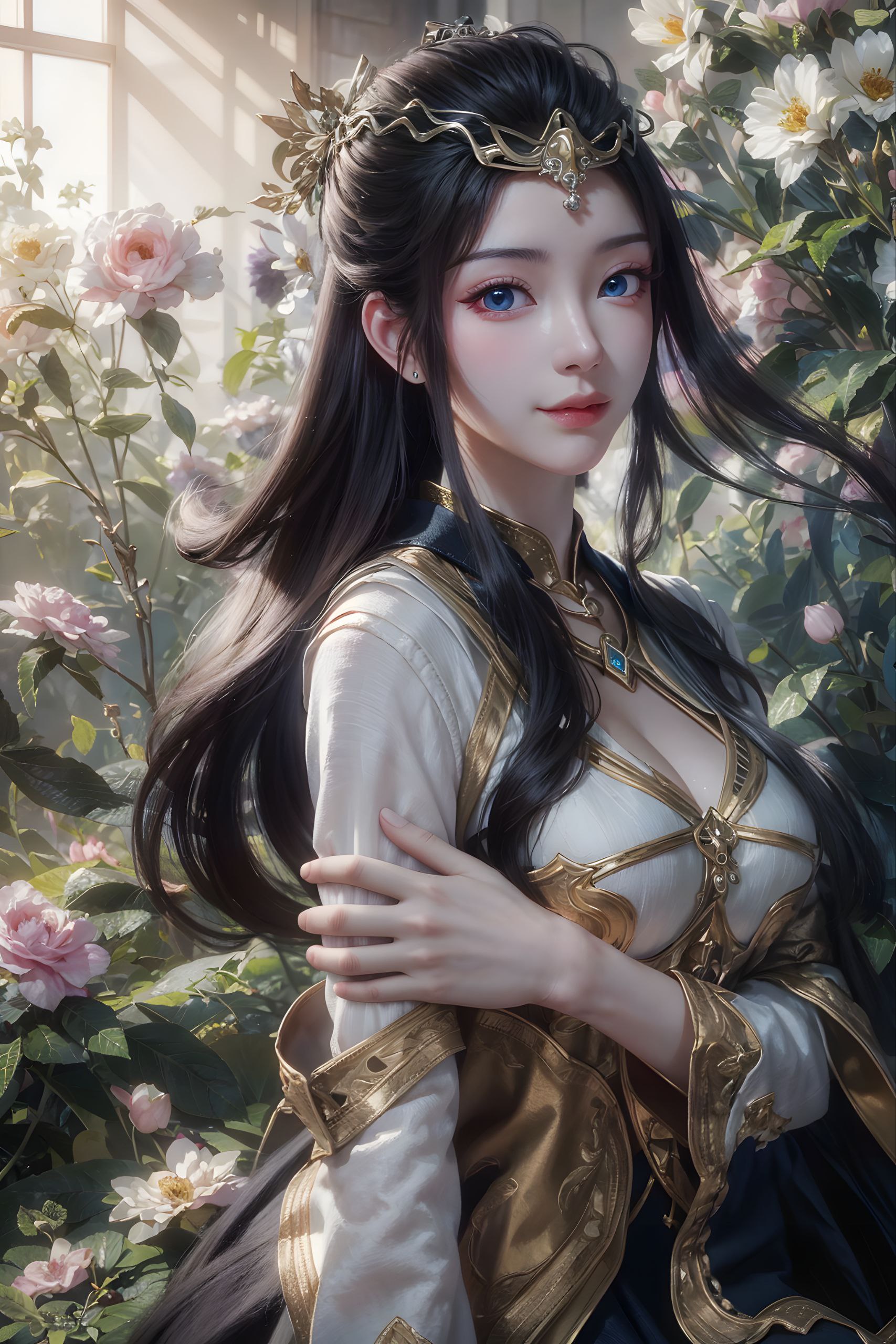 她就是